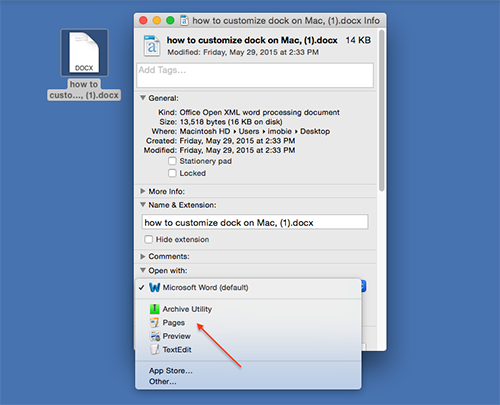 How To Set Default Program In Max Osx For Filetype
